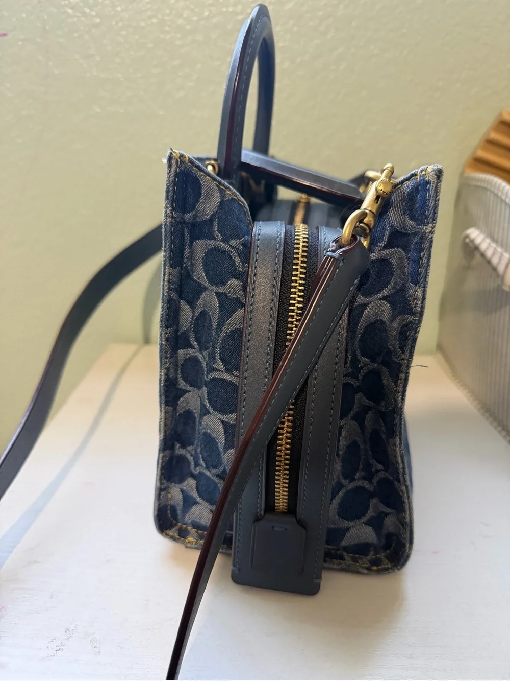 Coach Rogue 25 bag in Signature Denim - Picture 3 of 15